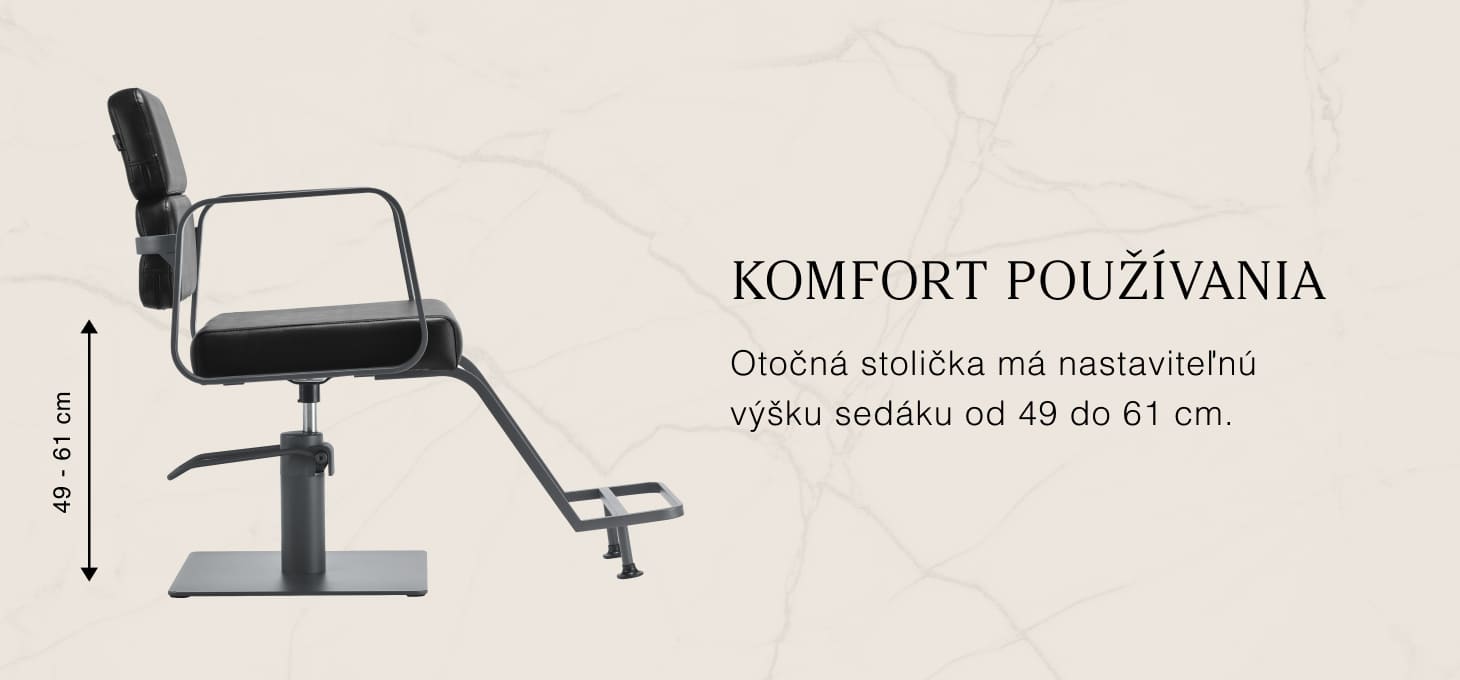 Kadernícke kreslo Gabbiano Porto sivo-čierne - detail produktu 2