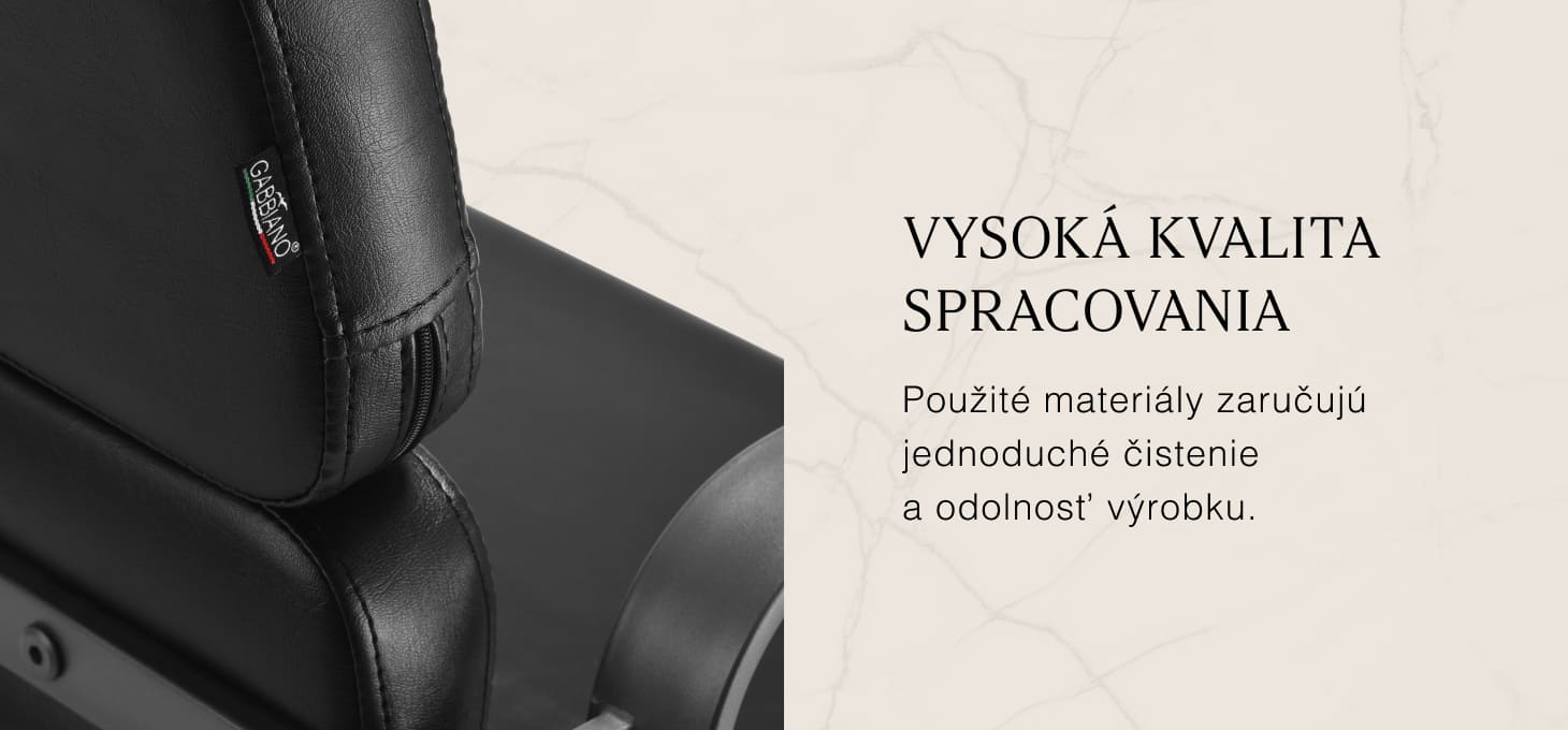 Kadernícke kreslo Gabbiano Porto sivo-čierne - detail produktu 4
