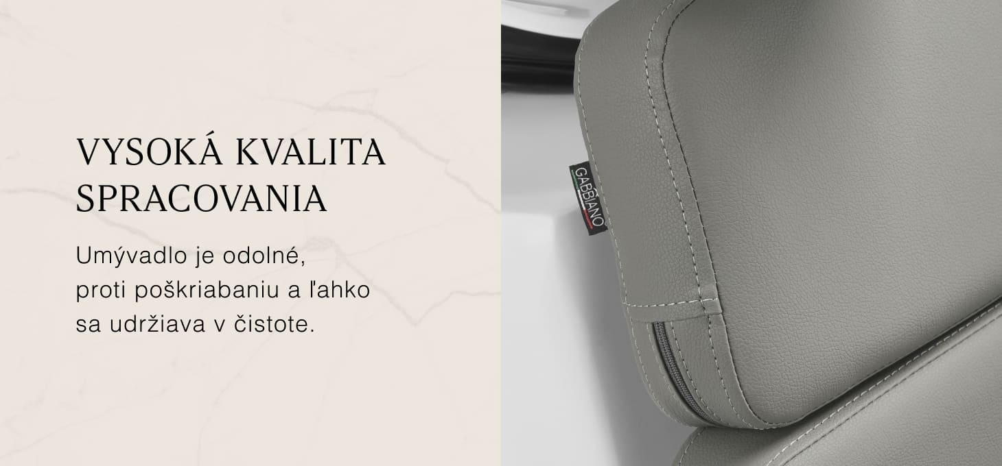 Kadernícky umývací box Gabbiano Porto sivo-šedý - detail produktu 5