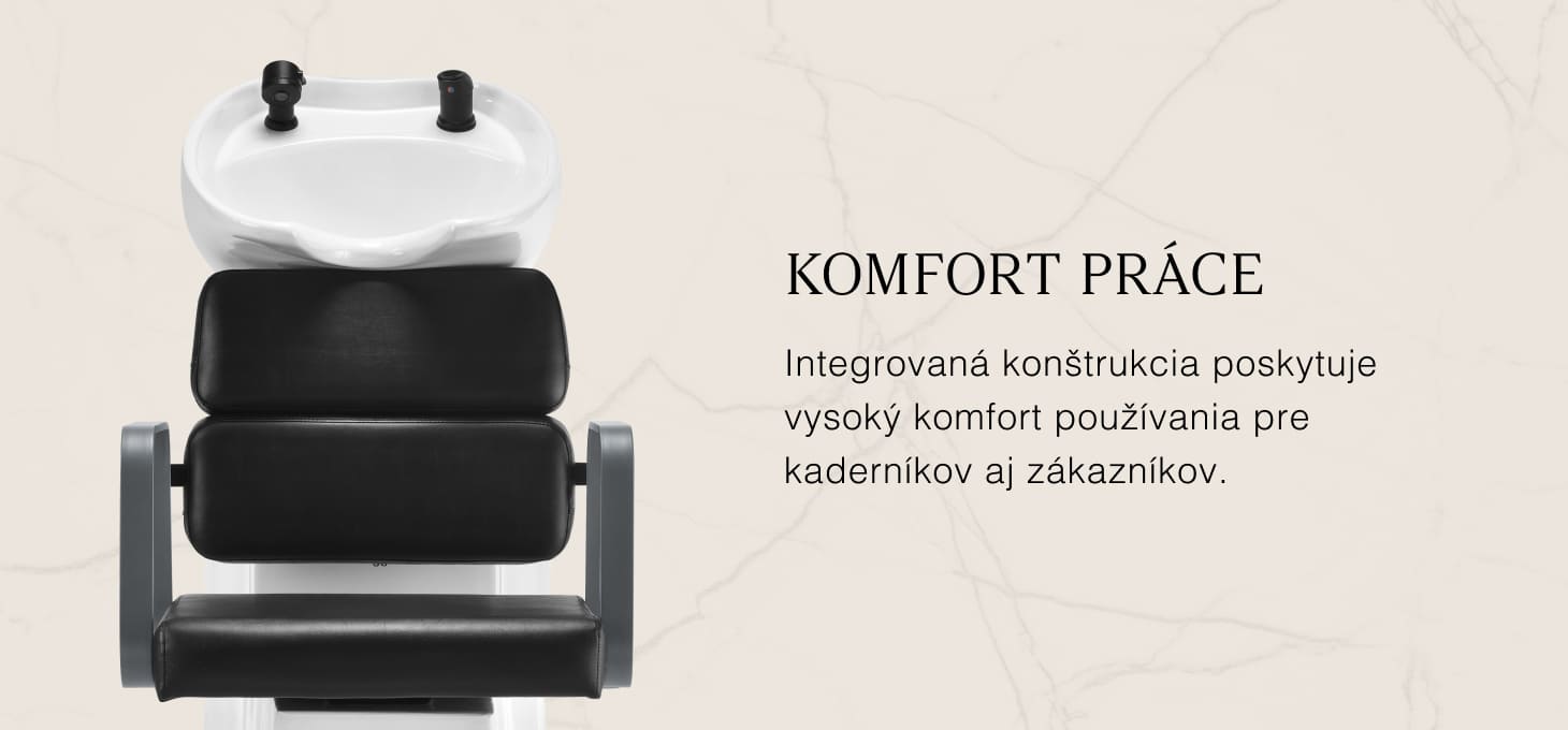 Kadernícky umývací box Gabbiano Porto šedo- čierny - detail produktu 2