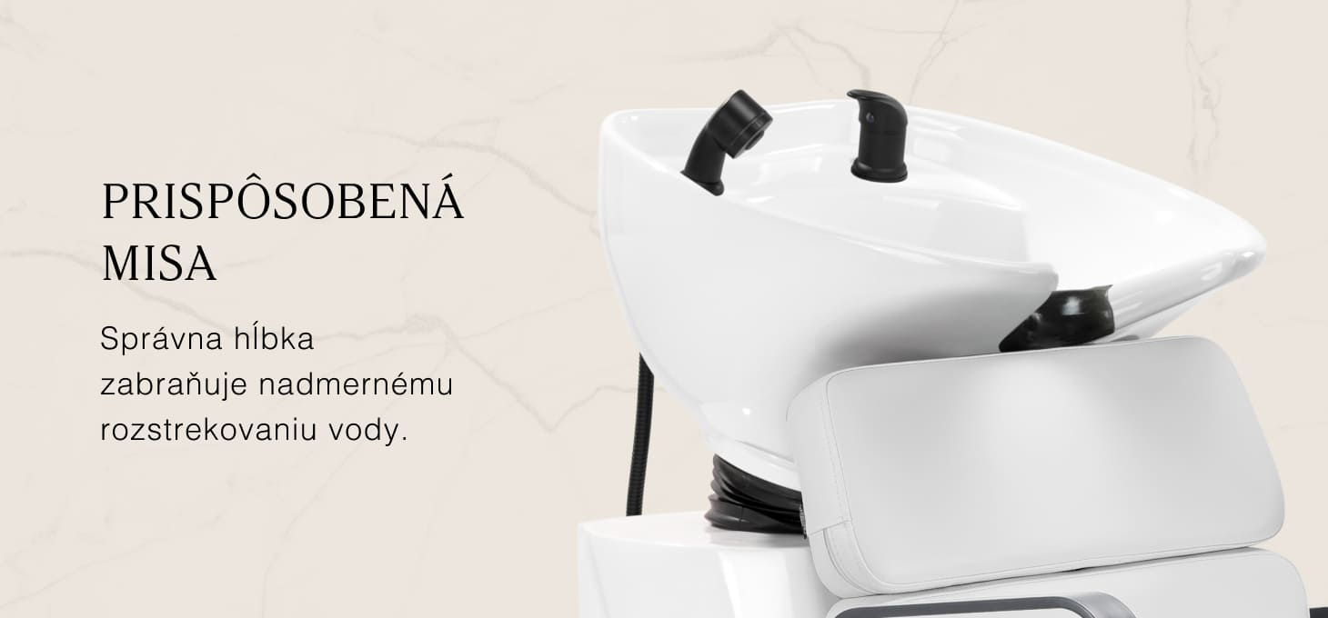 Kadernícky umývací box Gabbiano Porto šedo-biely - detail produktu 3