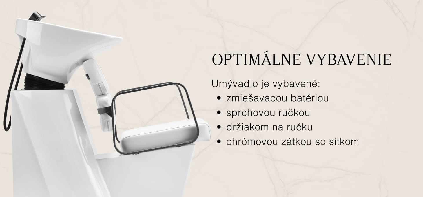 Kadernícky umývací box Gabbiano Porto šedo-biely - detail produktu 4