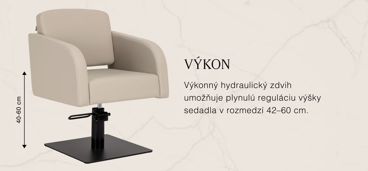 Kadernícke kreslo Gabbiano Elda, šedo-béžová - detail produktu 2