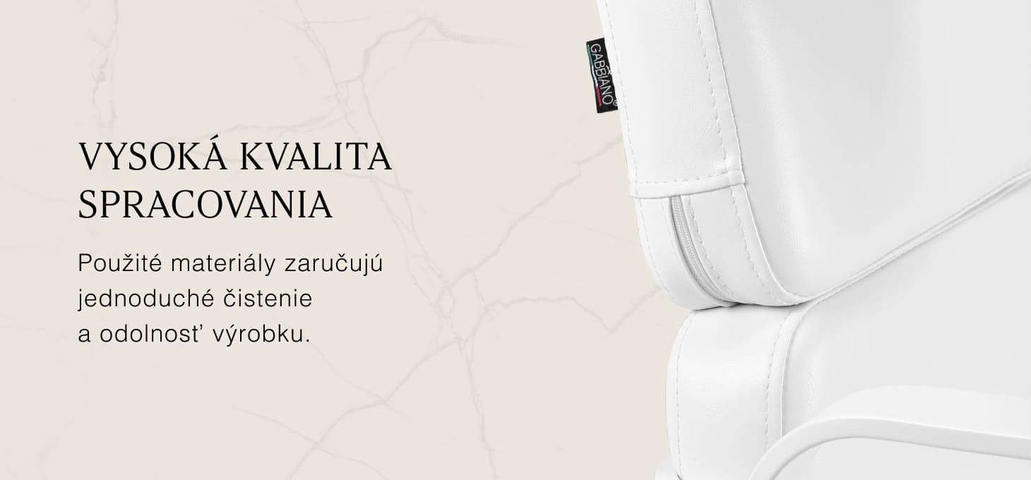 Kadernícke kreslo Gabbiano Porto biela - detail produktu 4