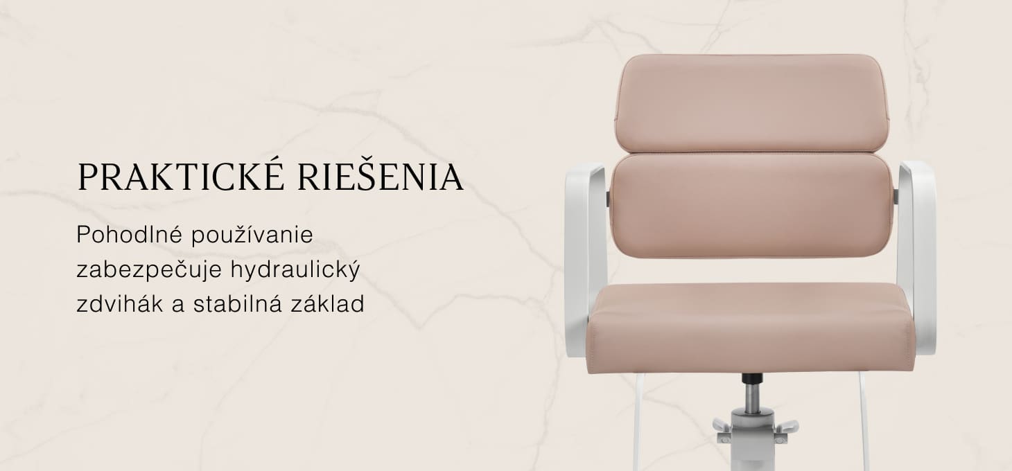 Kadernícke kreslo Gabbiano Porto bielo-béžová - detail produktu 3