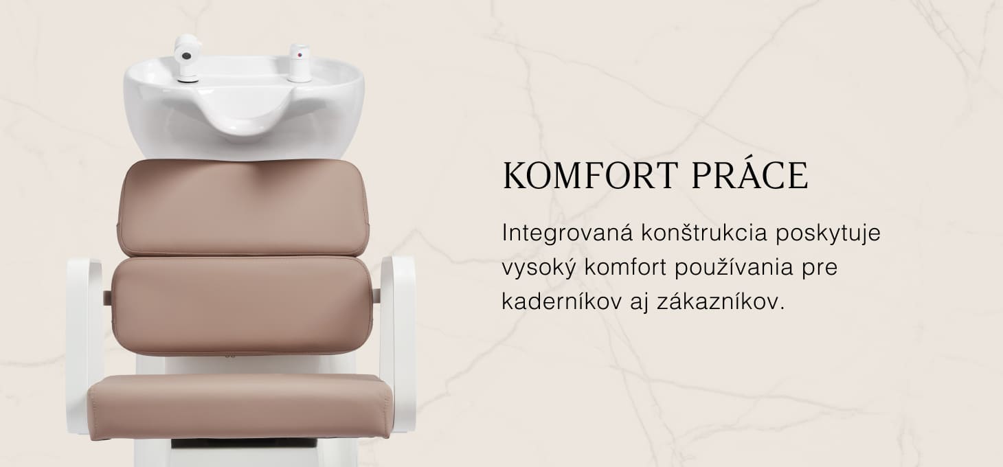 Kadernícky umývací box Gabbiano Porto bielo- béžový - detail produktu 2