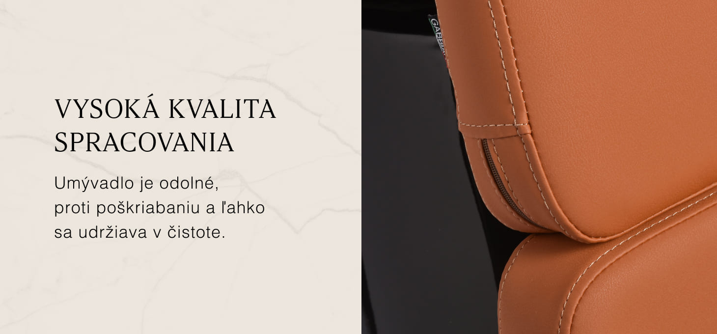 Kadernícky umývací box Gabbiano Porto čierno-oranžový - detail produktu 5