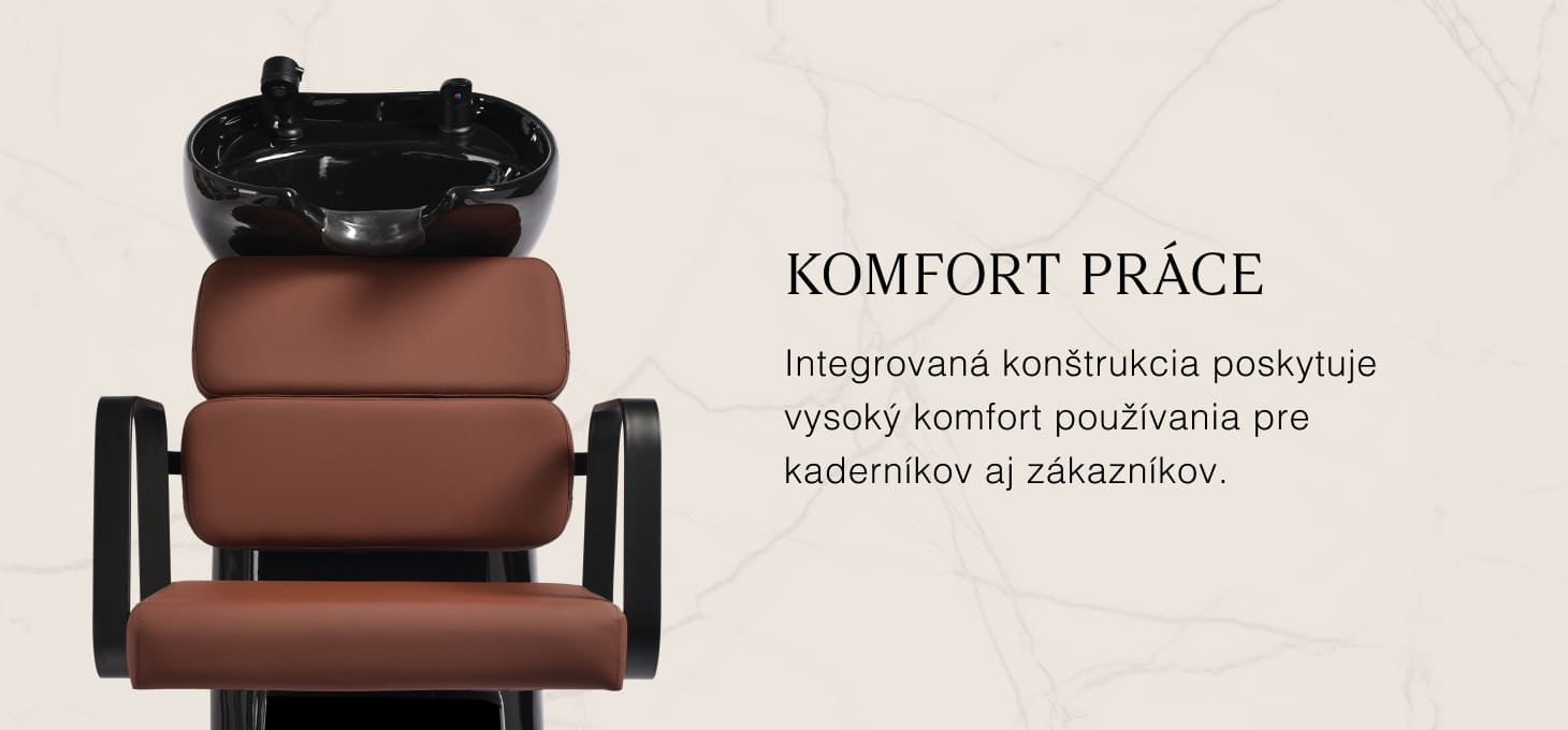 Kadernícky umývací box Gabbiano Porto čierno-hnedý - detail produktu 2