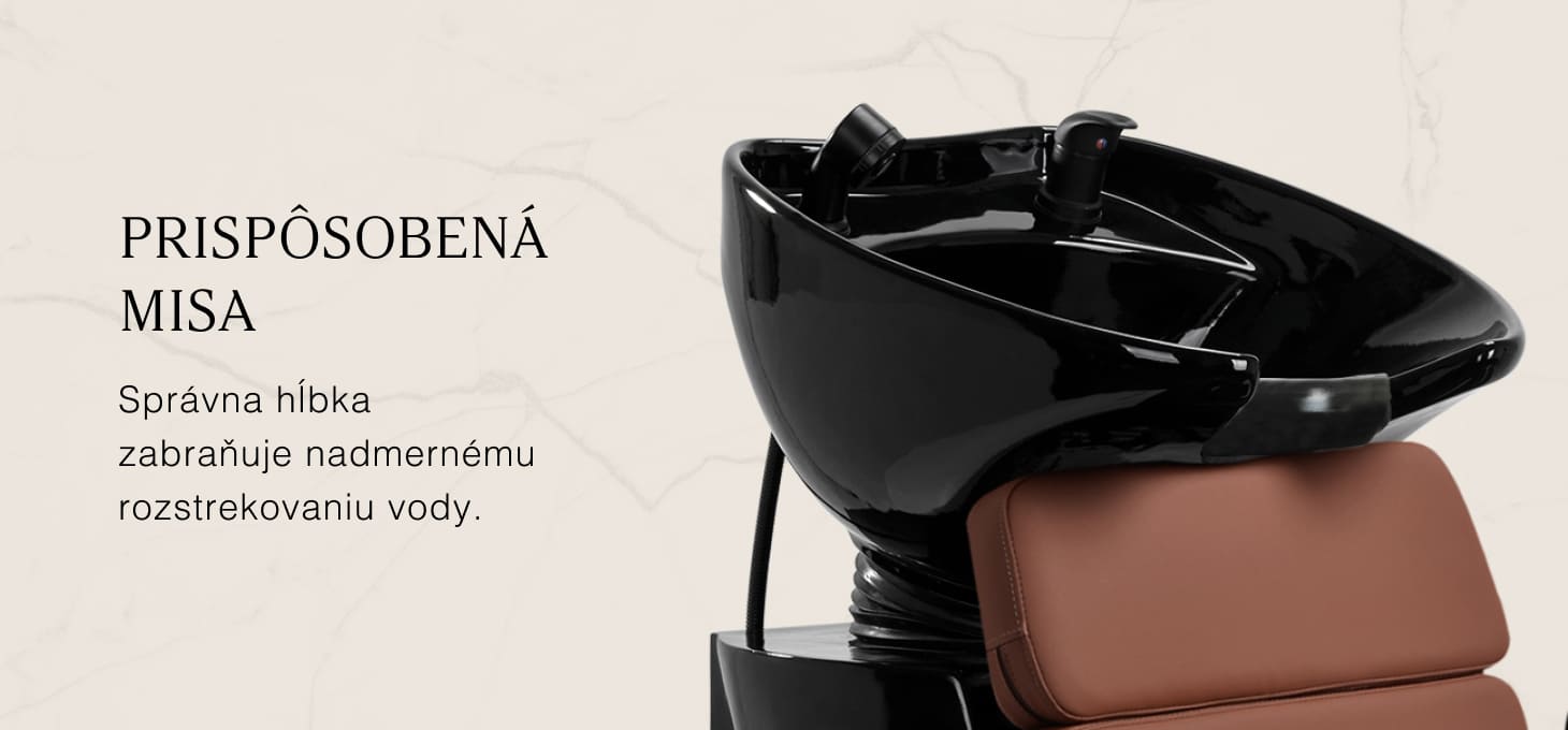 Kadernícky umývací box Gabbiano Porto čierno-hnedý - detail produktu 3