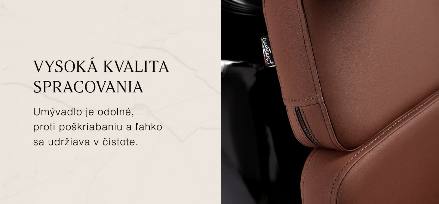 Kadernícky umývací box Gabbiano Porto čierno-hnedý - detail produktu 5