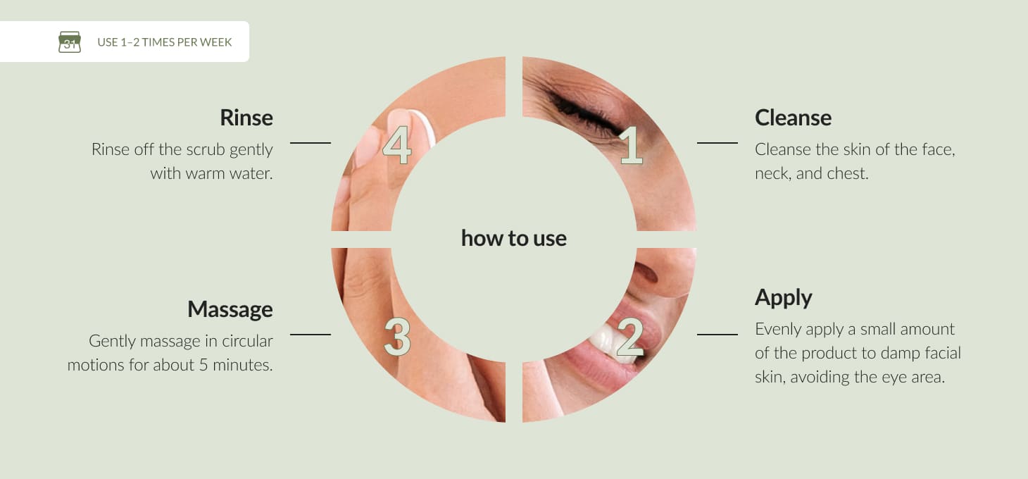 Syis Natural Beauty červený bobuľový peeling na tvár 300 ml - detail produktu 5