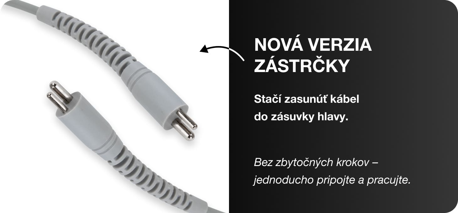Kábel pre frézovaciu hlavu EXO CX3 - nová verzia - detail produktu 2