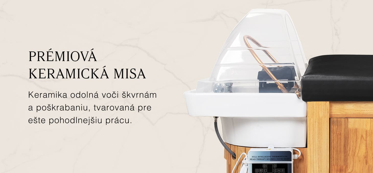 Gabbiano Bali Head Spa ležadlo s umývadlom čierne - detail produktu 8