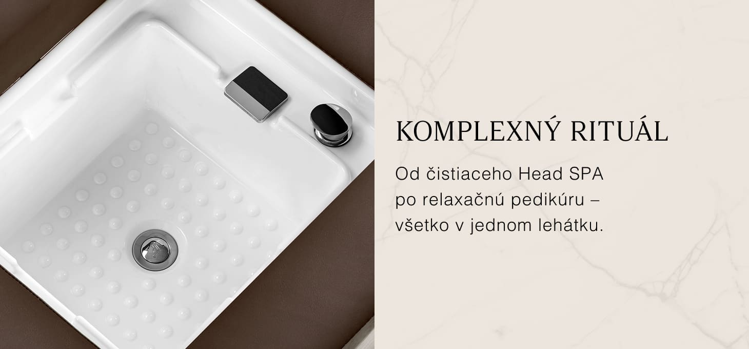 Gabbiano Bali Head Spa ležadlo s umývadlom hnedé - detail produktu 7