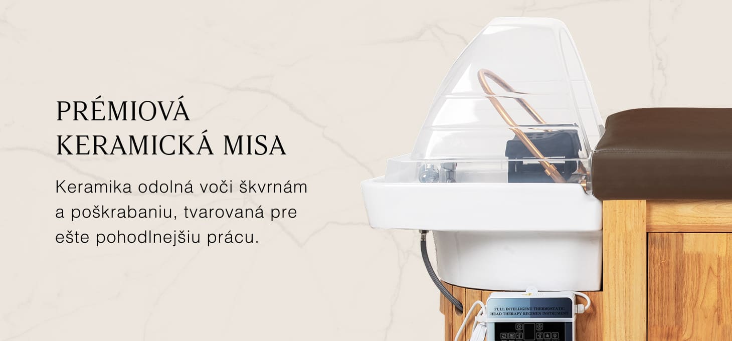 Gabbiano Bali Head Spa ležadlo s umývadlom hnedé - detail produktu 8