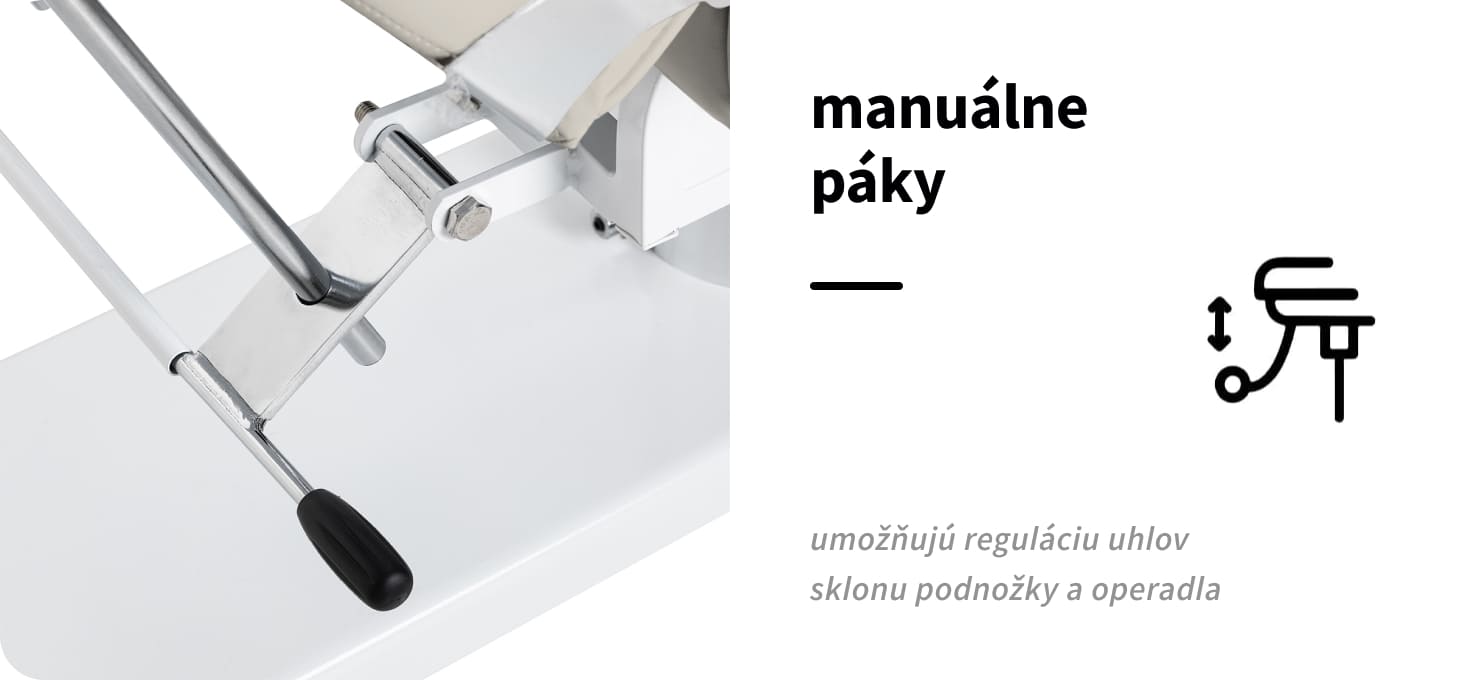 Hydraulické kozmetické kreslo Sillon 210 II béžové - detail produktu 4