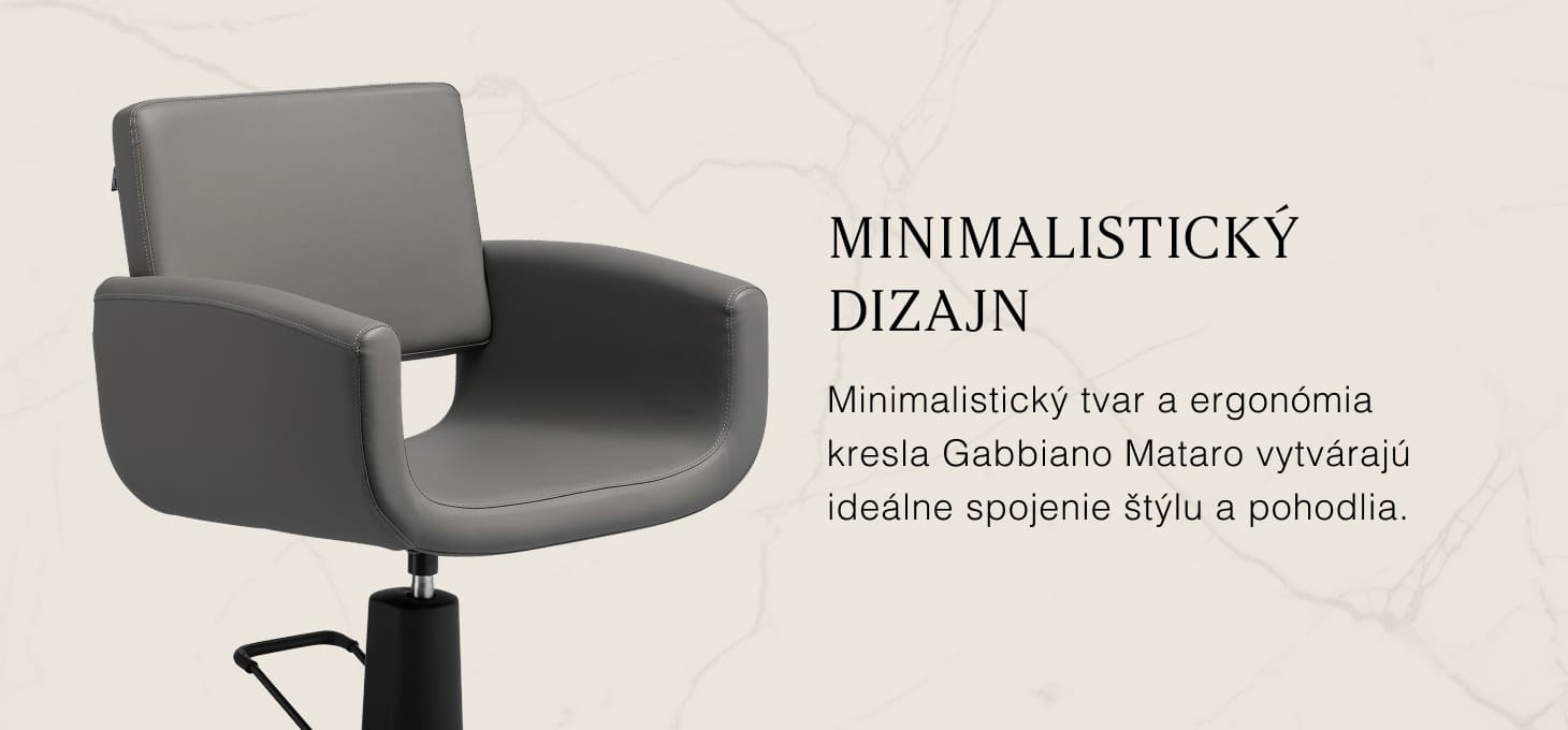 Kadernícke kreslo Gabbiano Mataro sivé - detail produktu 2