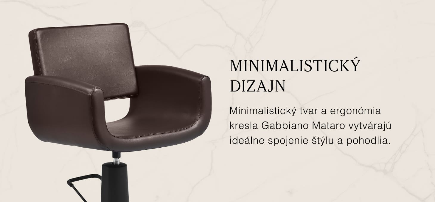 Kadernícke kreslo Gabbiano Mataro hnedé - detail produktu 2
