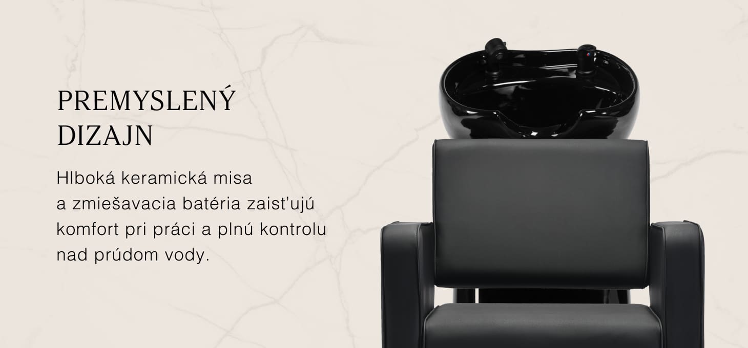 Gabbiano Bilbao kadernícky umývací box čierny - detail produktu 4