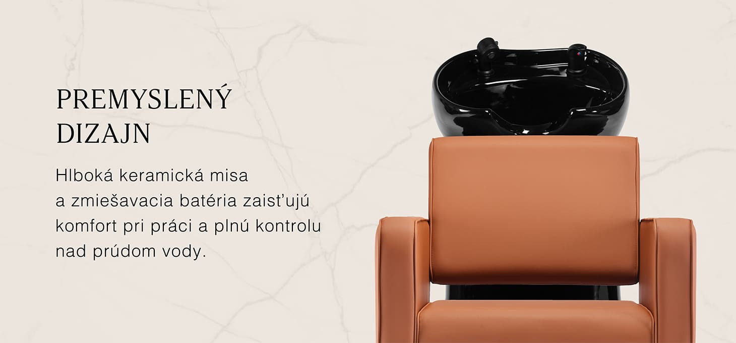 Gabbiano Bilbao kadernícky umývací box hnedý - detail produktu 4