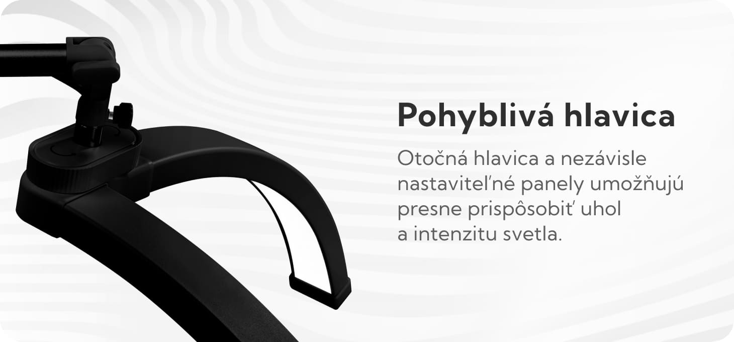 Lampa na riasy GLOW čierna - detail produktu 3