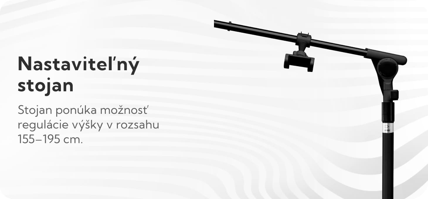 Lampa na riasy GLOW čierna - detail produktu 4