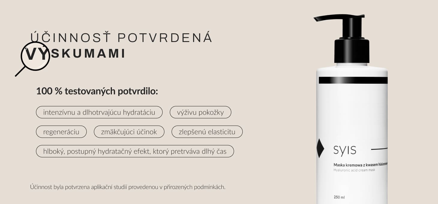 Syis krémová maska s kyselinou hyalurónovou 250 ml - detail produktu 4
