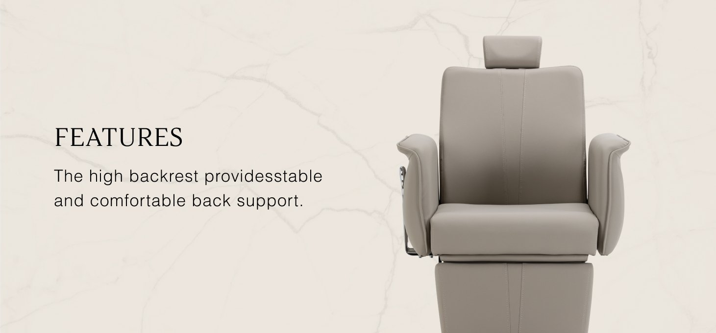 Kadernícke kreslo Gabbiano Athena sivé - detail produktu 4