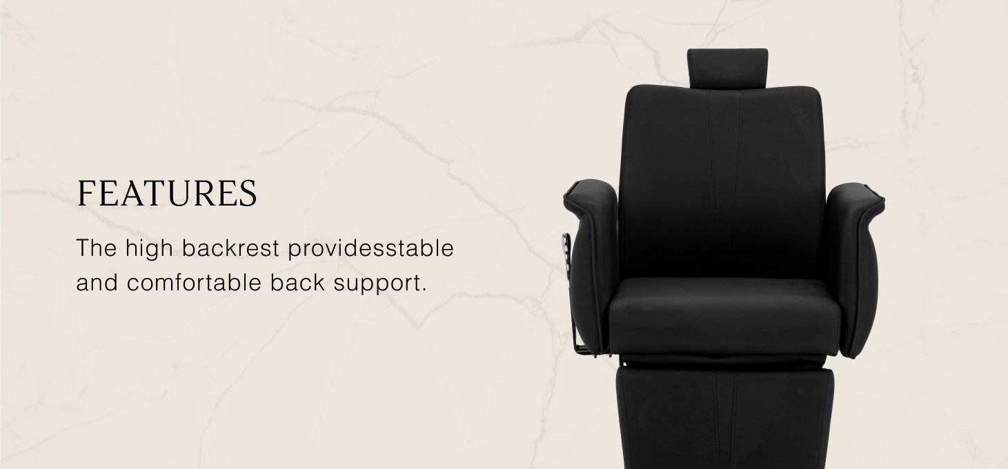 Kadernícke kreslo Gabbiano Athena čierne - detail produktu 4