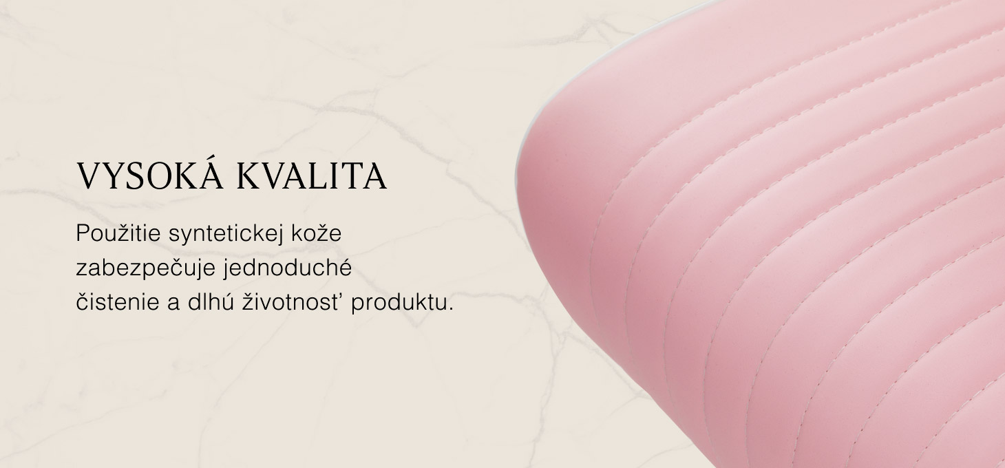 Barberské kreslo Gabbiano Visionerio ružové - detail produktu 6