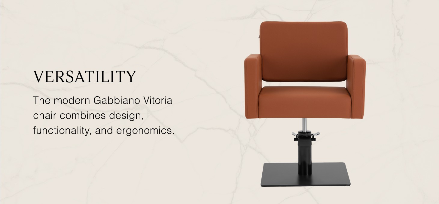 Kadernícke kreslo Gabbiano Vitoria hnedé - detail produktu 2