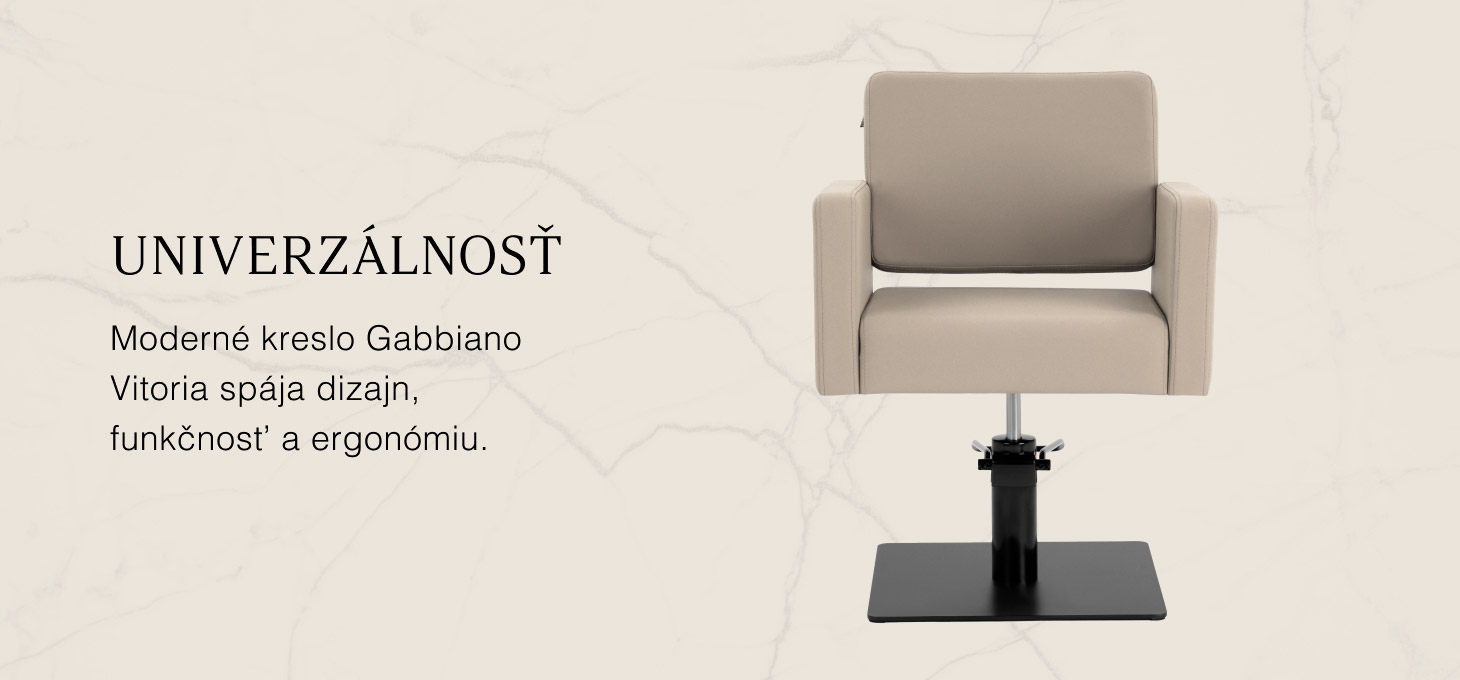 Kadernícke kreslo Gabbiano Vitoria šedo-béžové - detail produktu 2