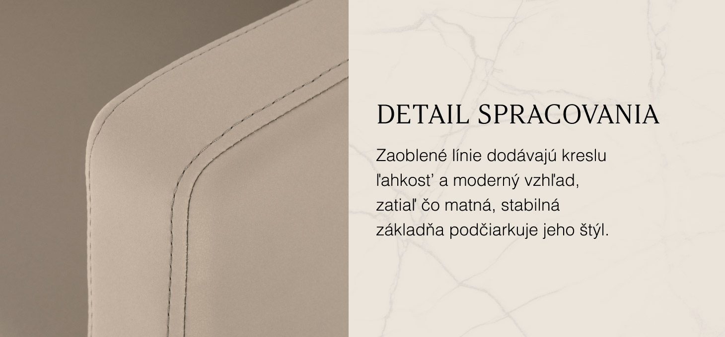 Kadernícke kreslo Gabbiano Vitoria šedo-béžové - detail produktu 5