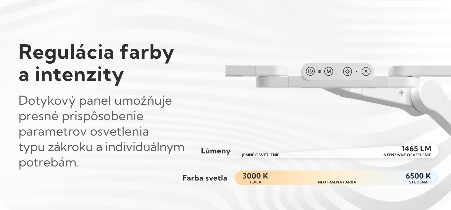 Lampa na manikúru Glow L05 biela - detail produktu 5