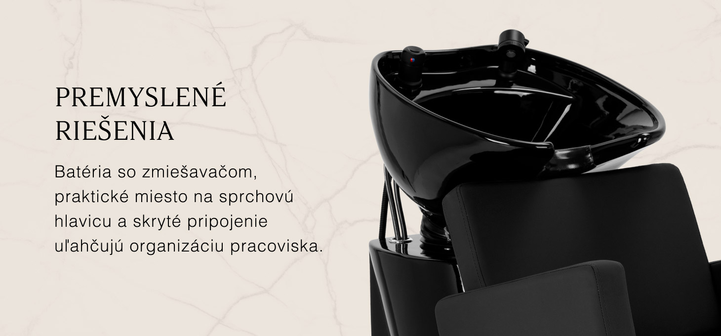 Gabbiano Vitoria kadernícky umývací box čierny - detail produktu 4