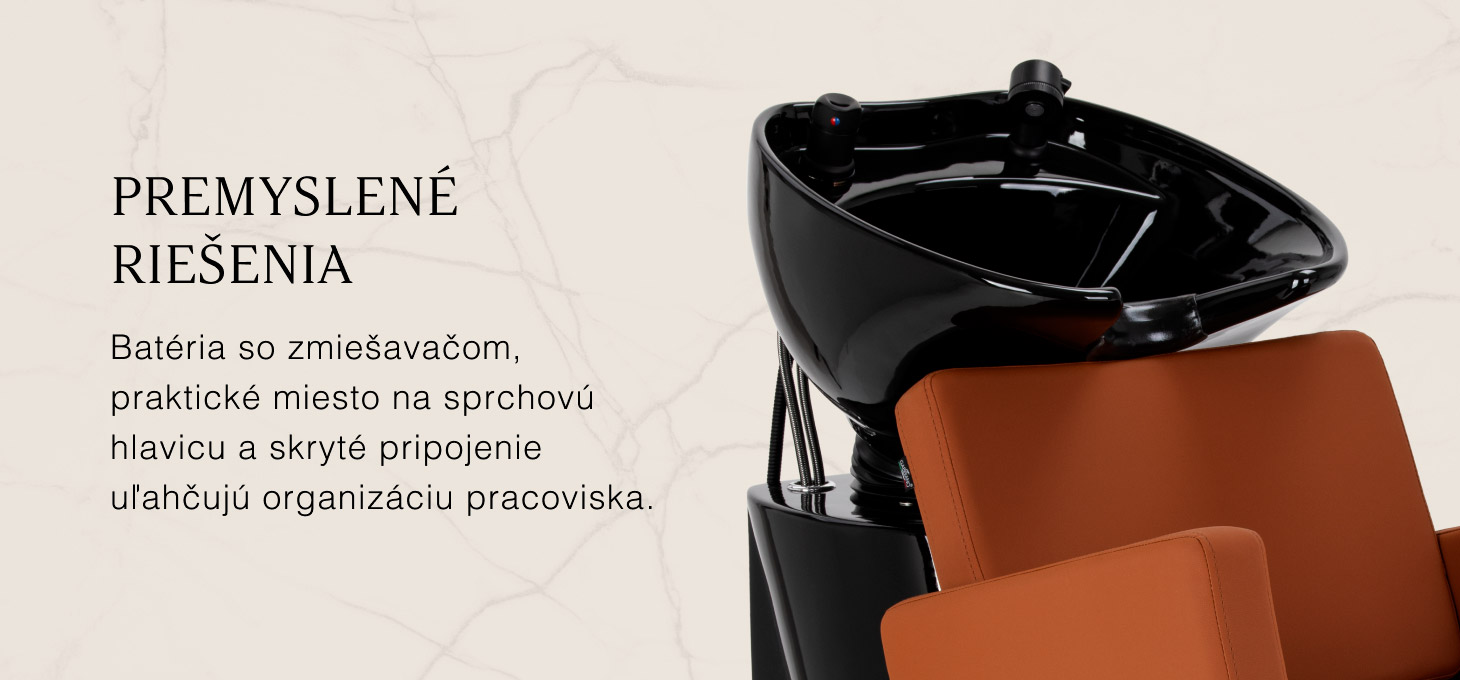 Gabbiano Vitoria kadernícky umývací box hnedý - detail produktu 4