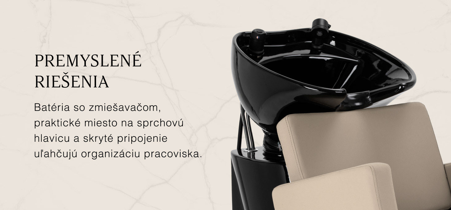 Gabbiano Vitoria kadernícky umývací box šedo-béžový - detail produktu 4