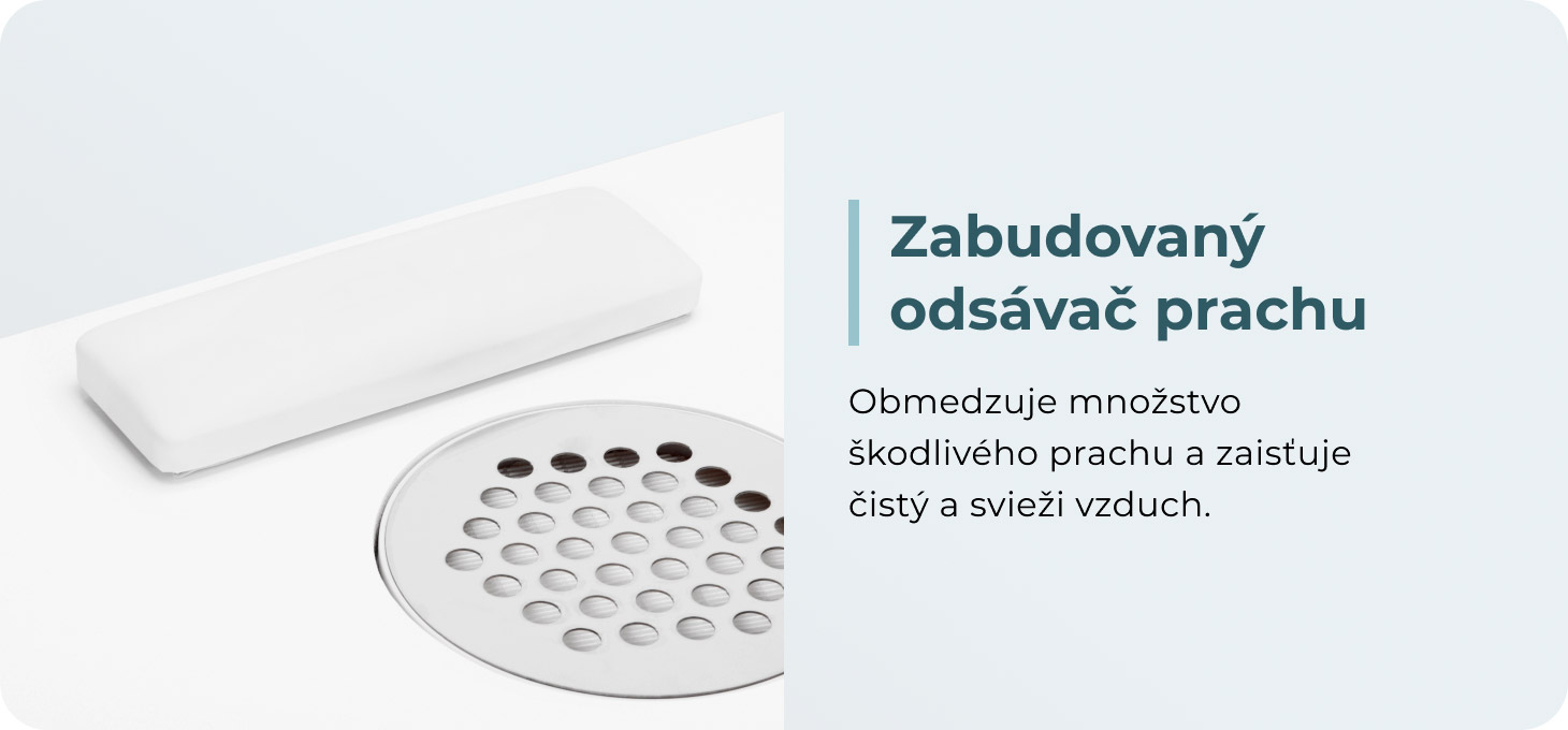 Manikérsky stôl 324 so zásuvkami, biely - detail produktu 2