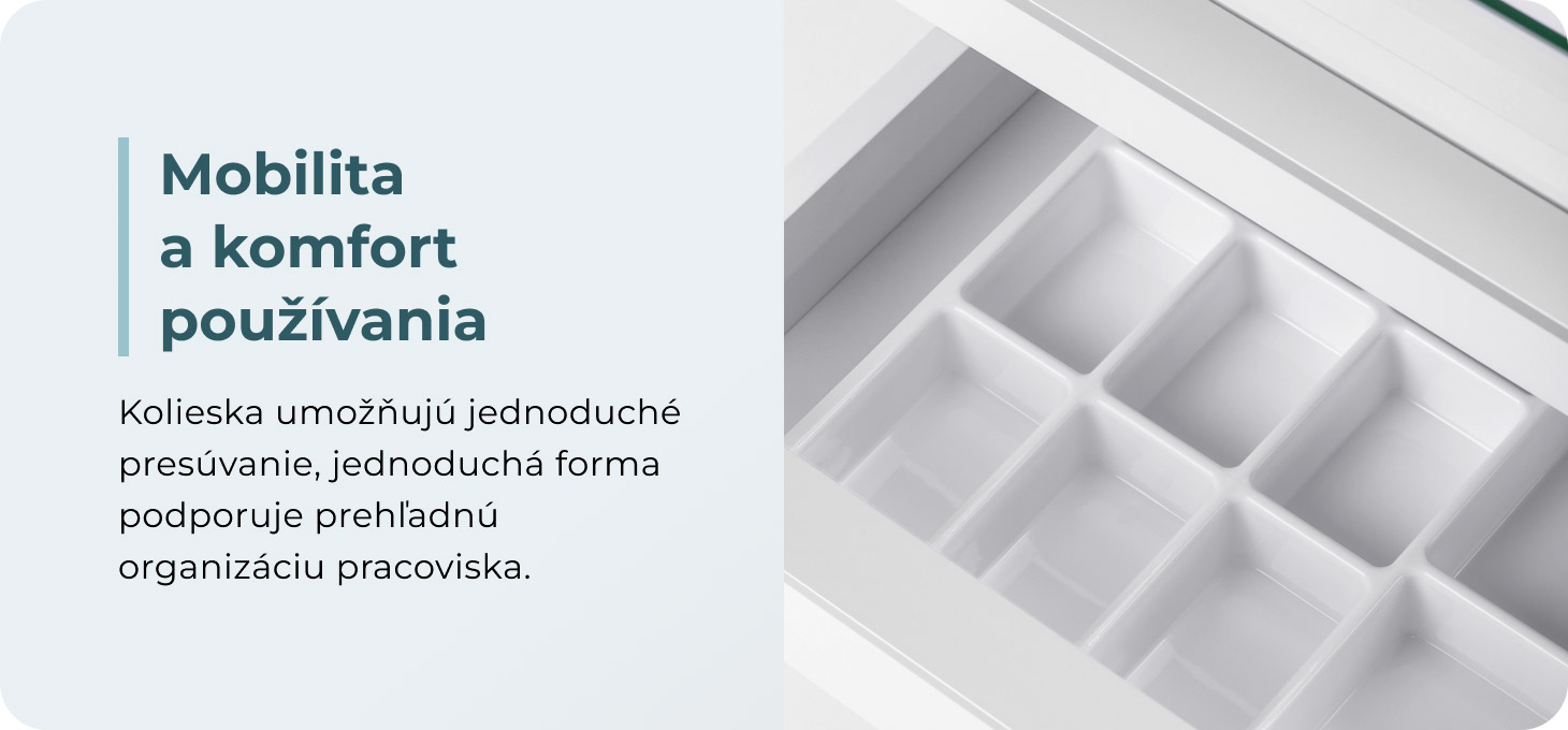 Podologický stolík 984 biely - detail produktu 5