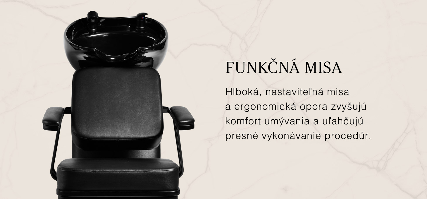 Gabbiano kadernícka umývací box Madrid čierny - detail produktu 3