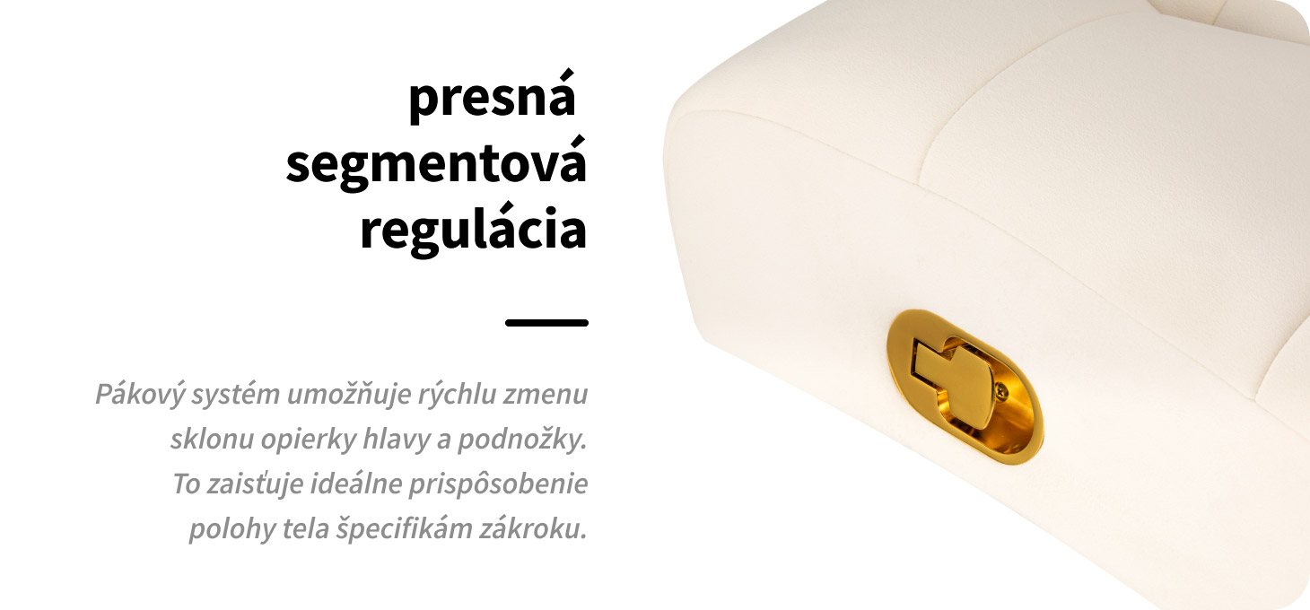 Kozmetické kreslo na ošetrenie rias Sillon Umbra biele - detail produktu 3
