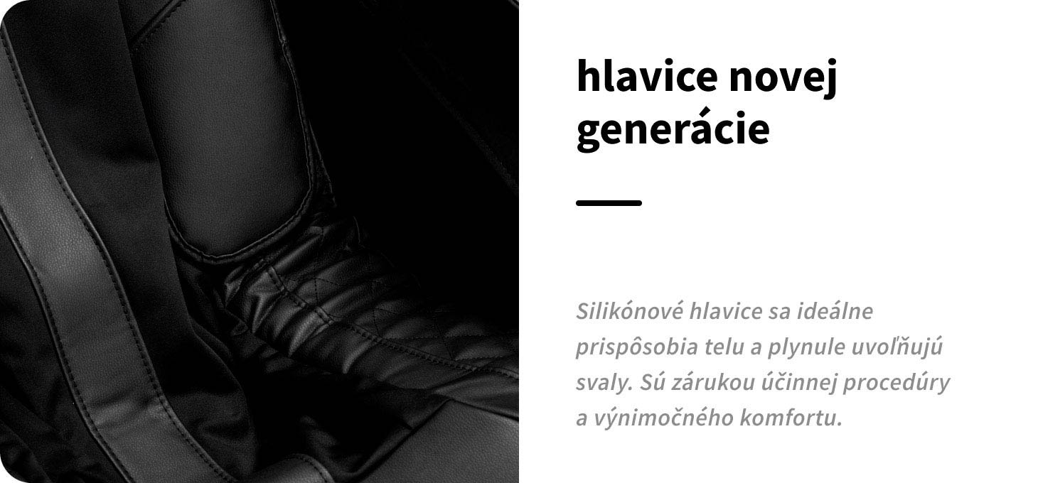 Masážne kreslo Sakura Maximus 809 3D čierne - detail produktu 6
