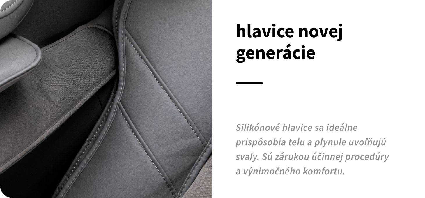 Masážne kreslo Sakura Maximus 809 3D bielo-šedé - detail produktu 6