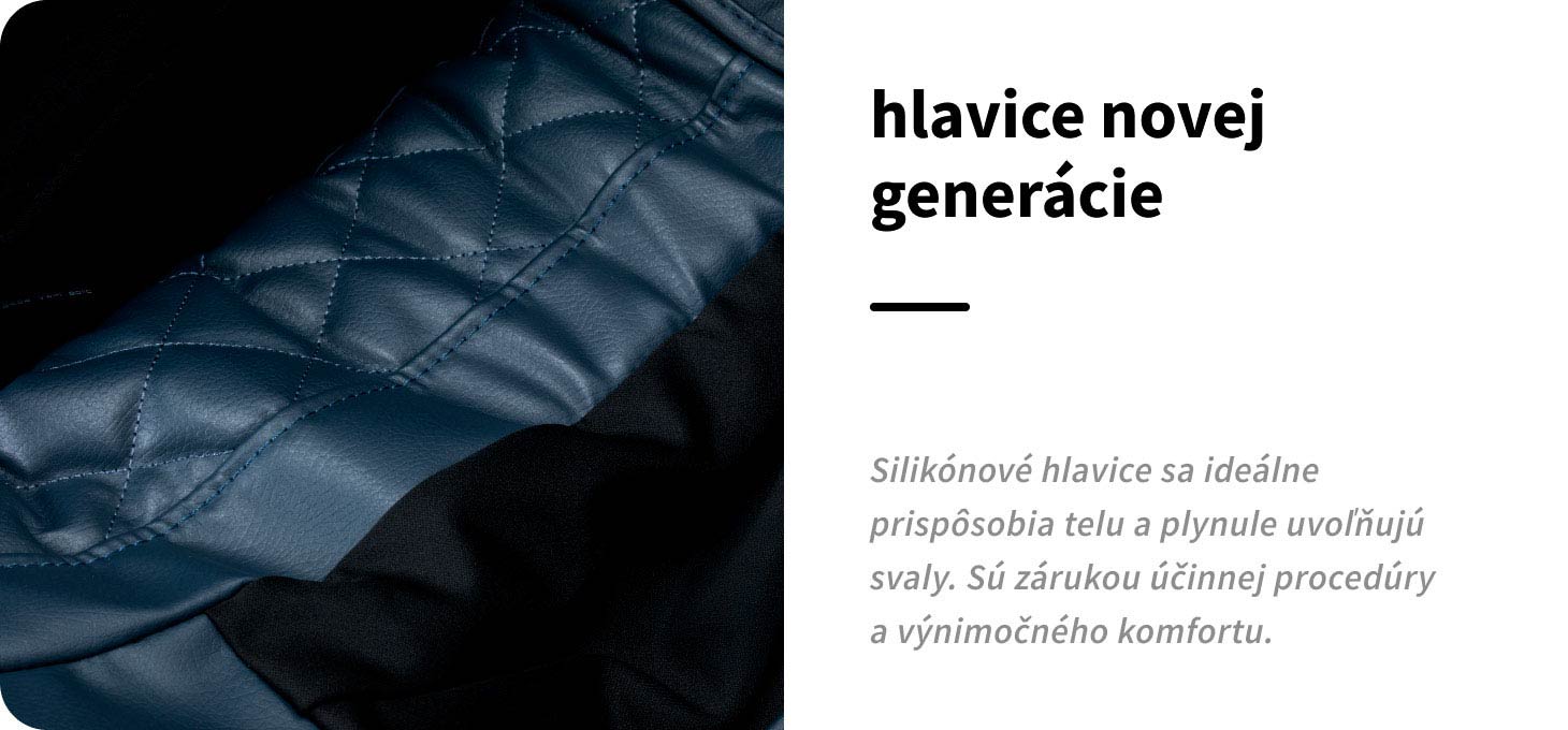 Masážne kreslo Sakura Maximus 809 3D šedo-modré - detail produktu 6