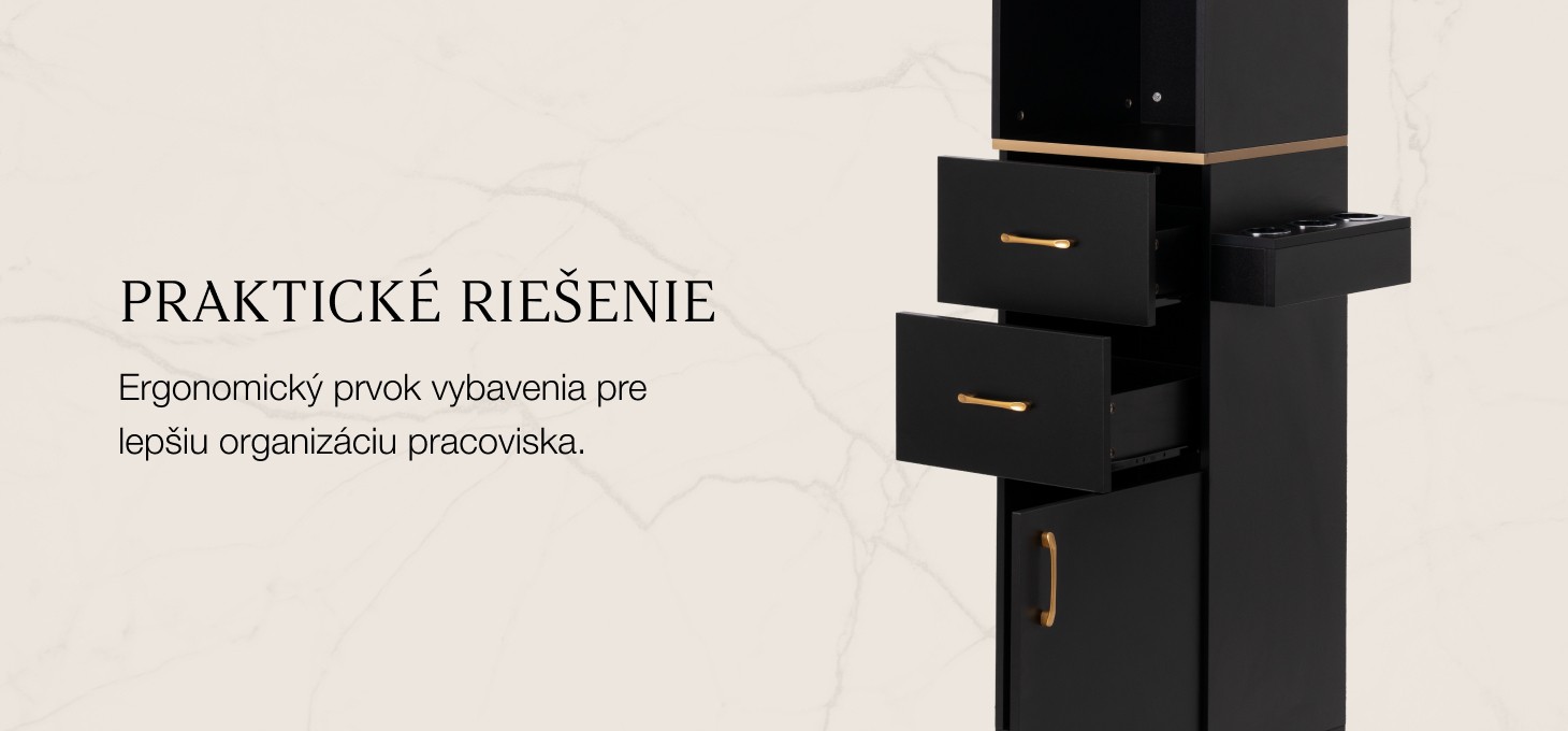 Kadernícka konzola Gabbiano Totem Gold - detail produktu 2