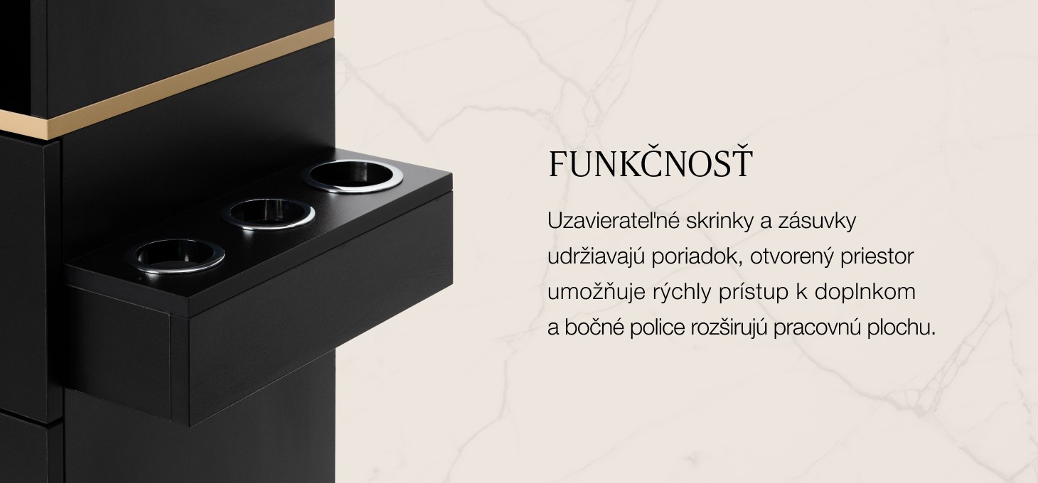 Kadernícka konzola Gabbiano Totem Gold - detail produktu 3
