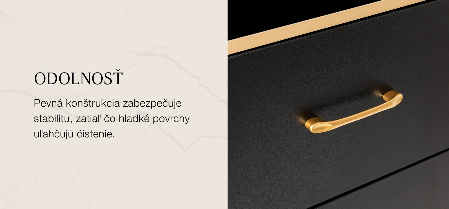 Kadernícka konzola Gabbiano Totem Gold - detail produktu 4