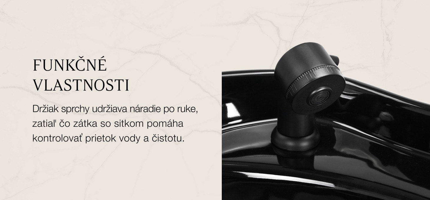 Kadernícky umývací box Gabbiano Lucca sivý - detail produktu 4