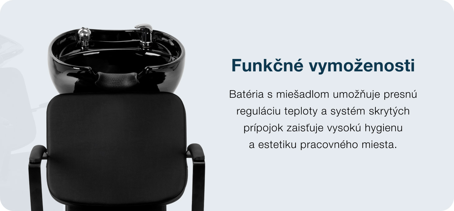 Hair System Edge kadernícky umývací box čierny - detail produktu 4