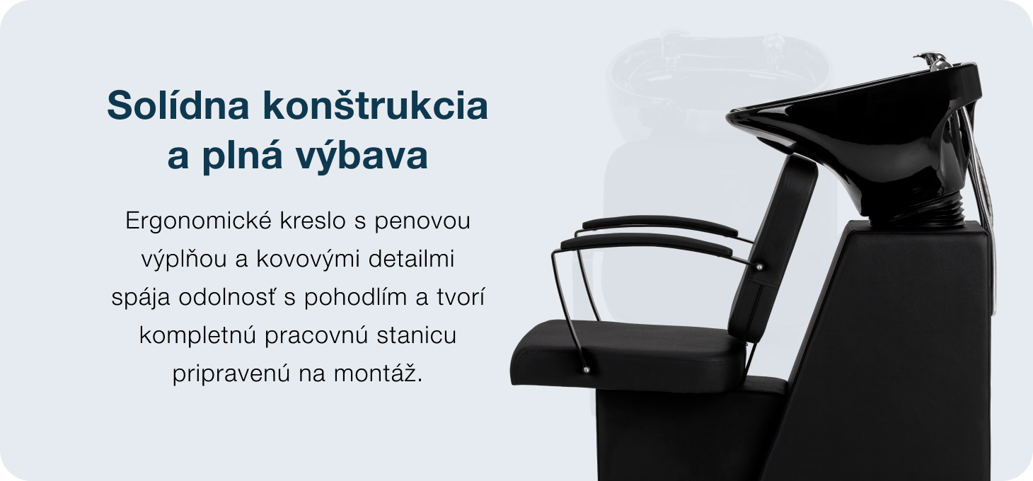 Hair System Edge kadernícky umývací box čierny - detail produktu 5